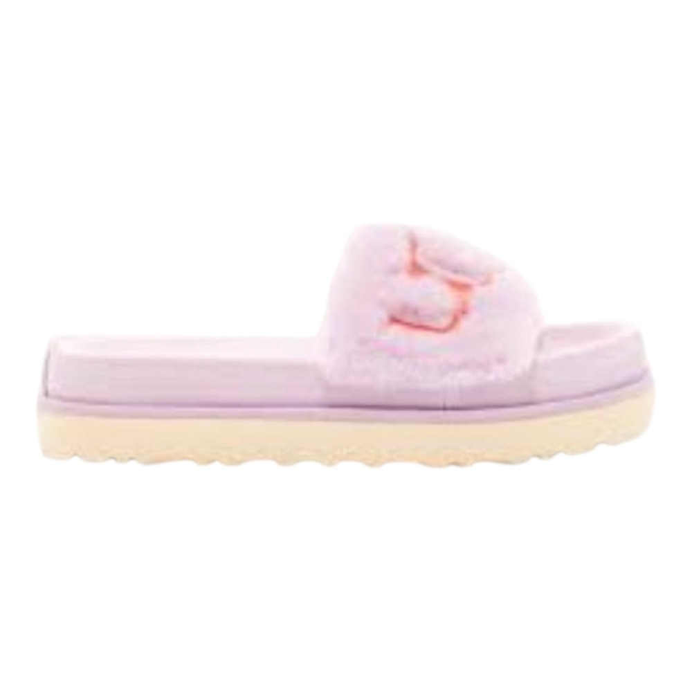 UGG Laton Fur Slide Sandals